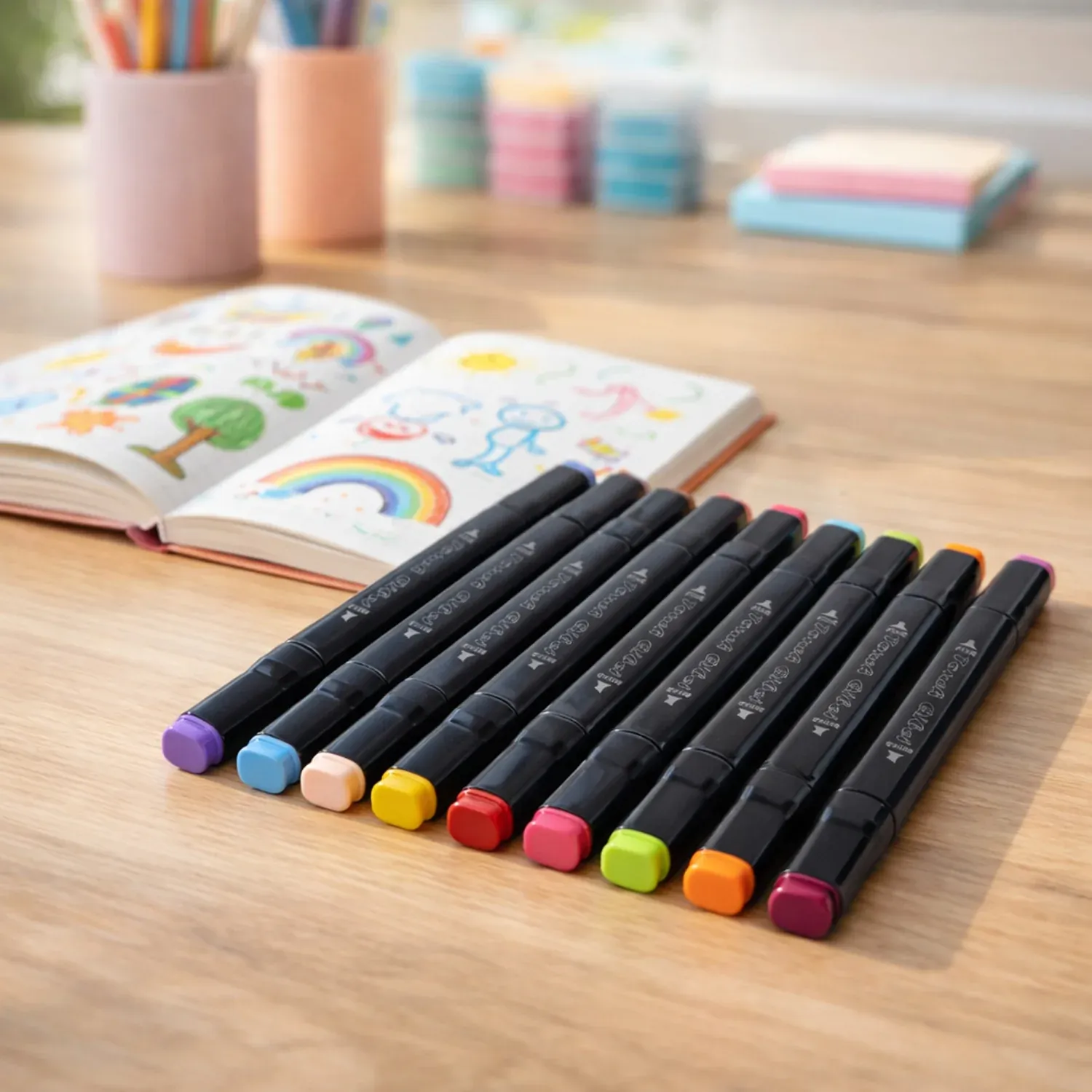Sketch Marker Set – Vibrant dual-tip markers for artists - Detailed Feature View 4