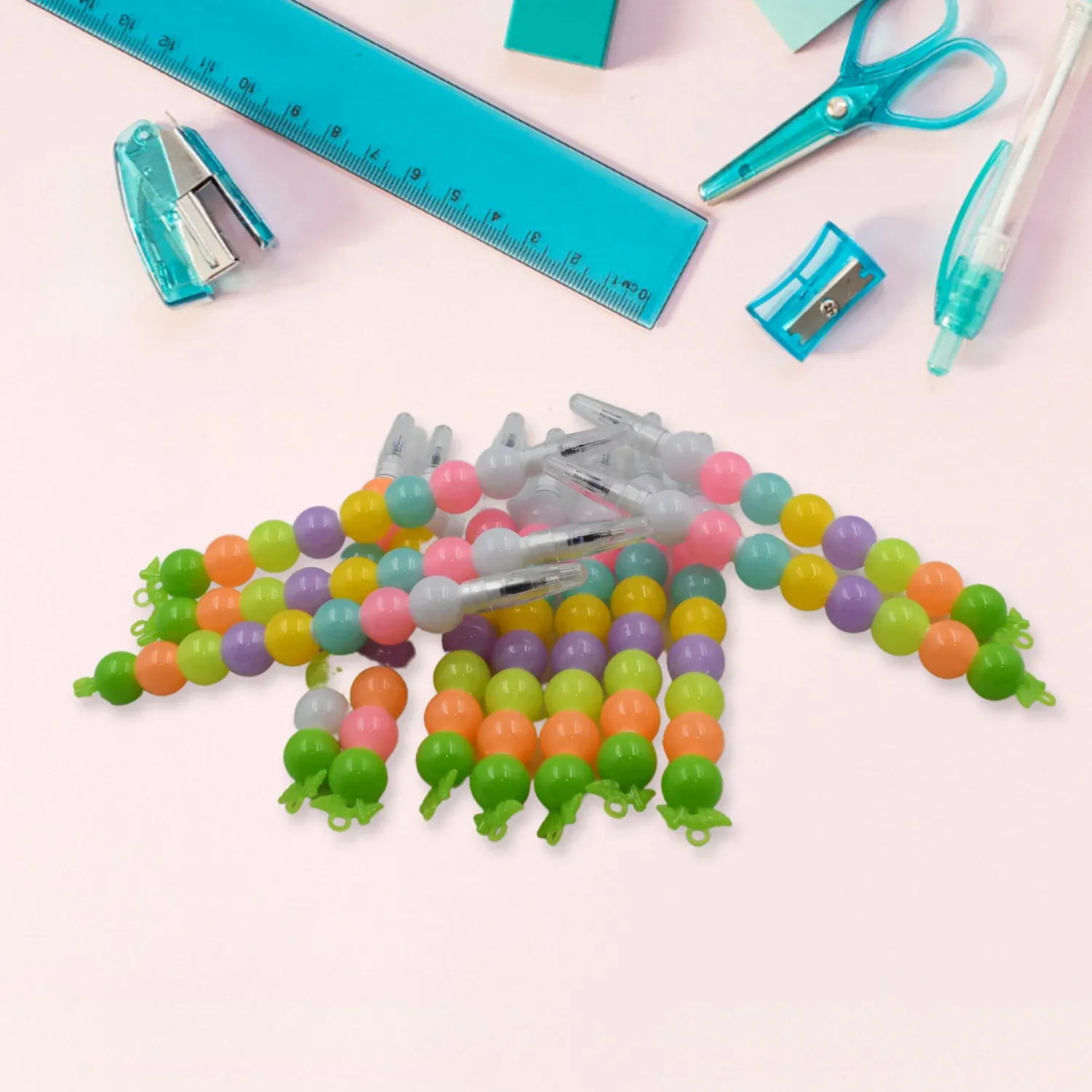 Premium Pearl Gel Pen Set – Multicolor Moti Pens for Kids (12 Pc) | Writezo - Buy Online at Alikart