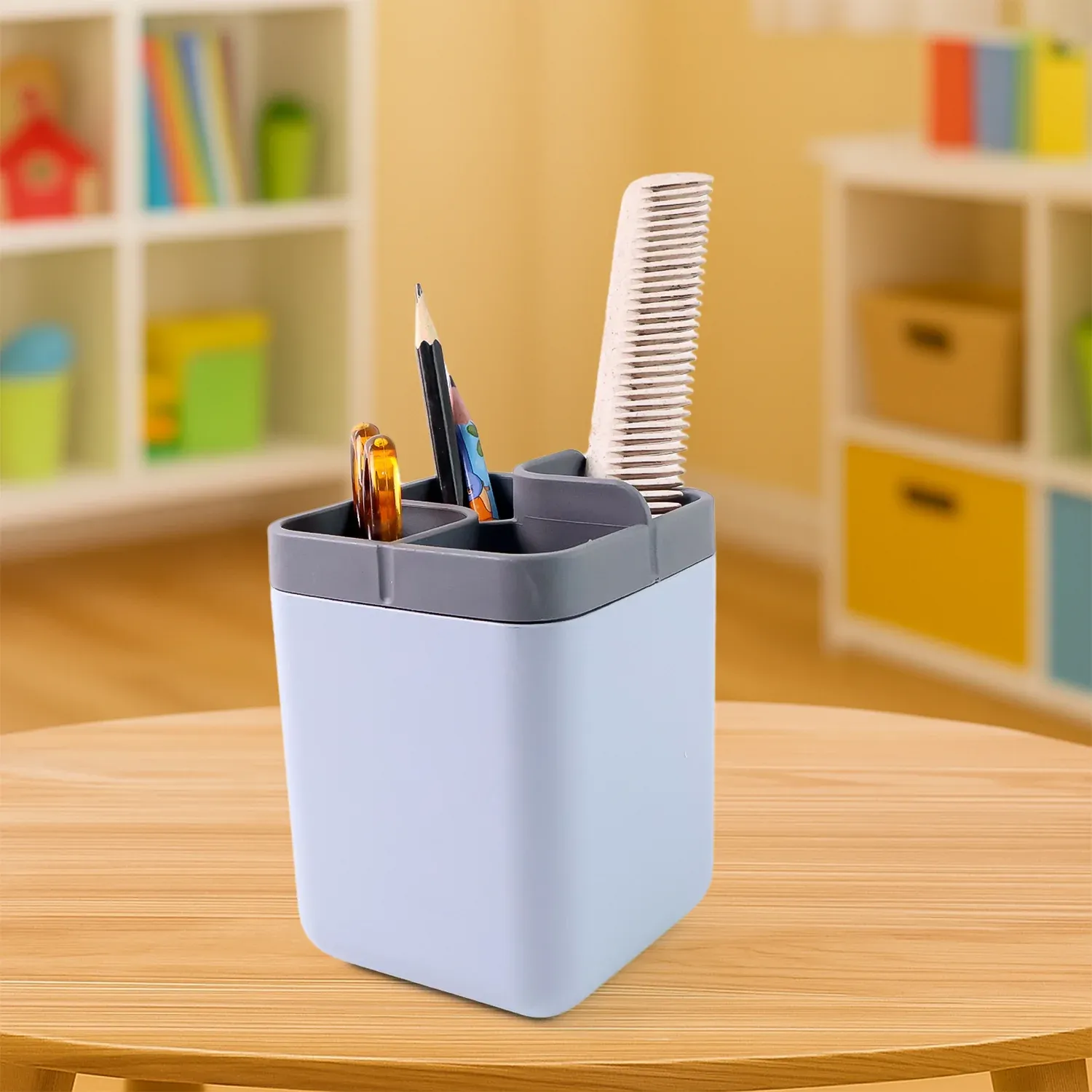 Multi-Compartment Desk Organizer – Durable & Space-Saving Holder - Detailed Feature View 3