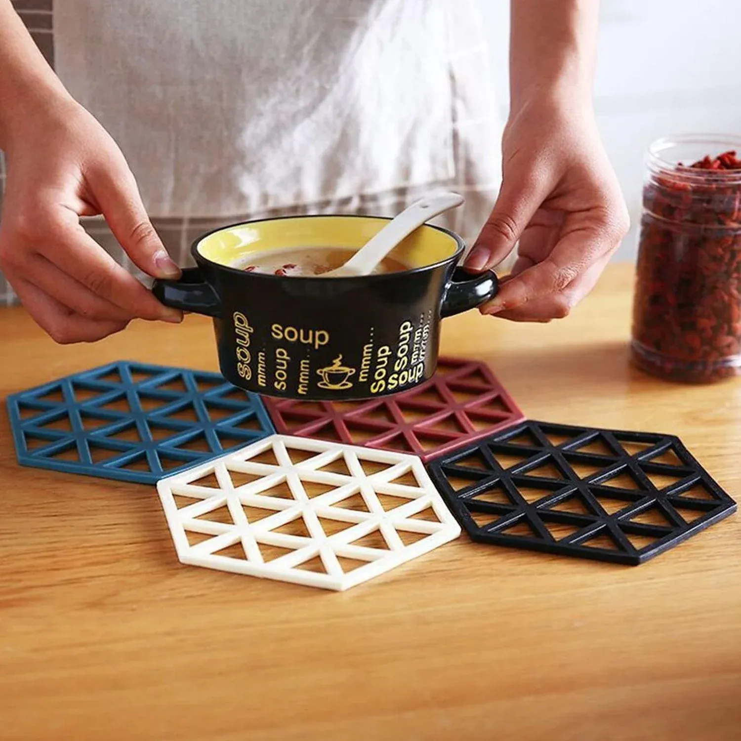 Premium PVC Tea Coaster – Heat Resistant, Non-Slip Mat | Dish Verse - Buy Online at Alikart