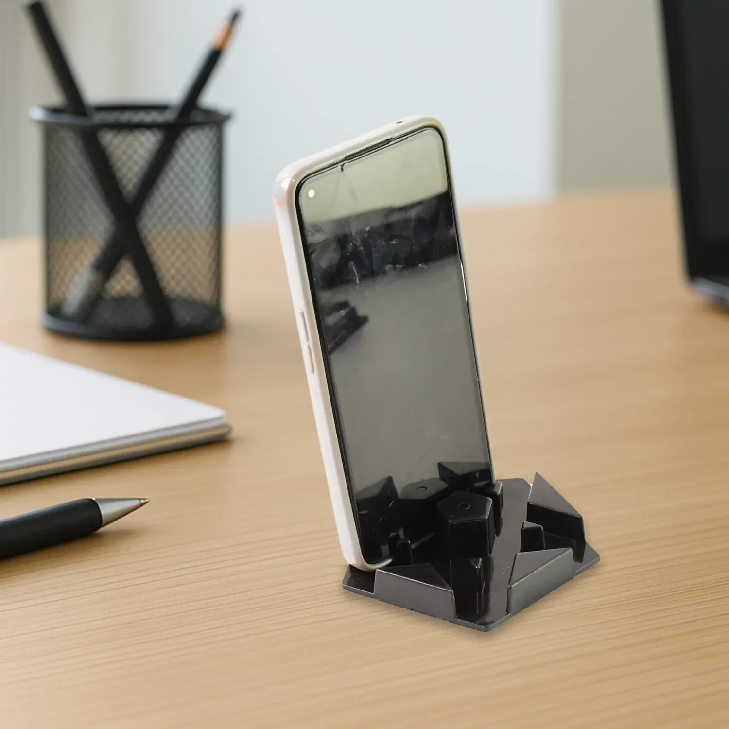 Premium Multi-Angle Mobile Phone Stand – Hexagonal Plastic Holder 2 Pc - Buy Online at Alikart
