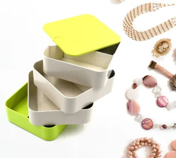 Rotating Jewelry Box – 4-Layer 360° Organizer for Accessories | Organivo