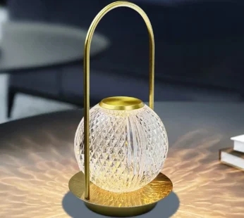 Rechargeable LED Touch Lamp – Crystal Ball Design | Indo Glow