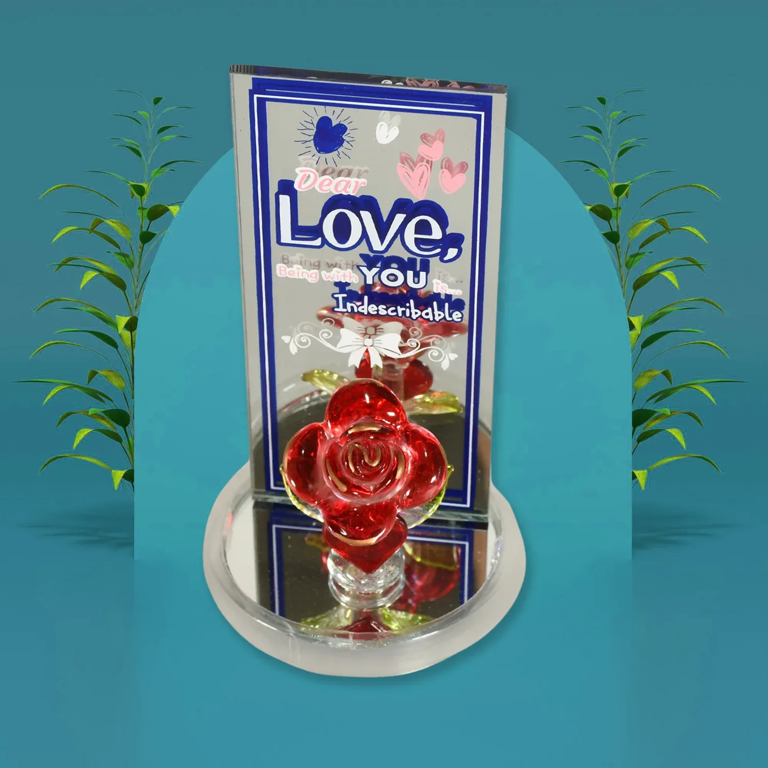 Premium Rose Showpiece – Romantic Gift & Home Decor for Couples | Styleva - Buy Online at Alikart