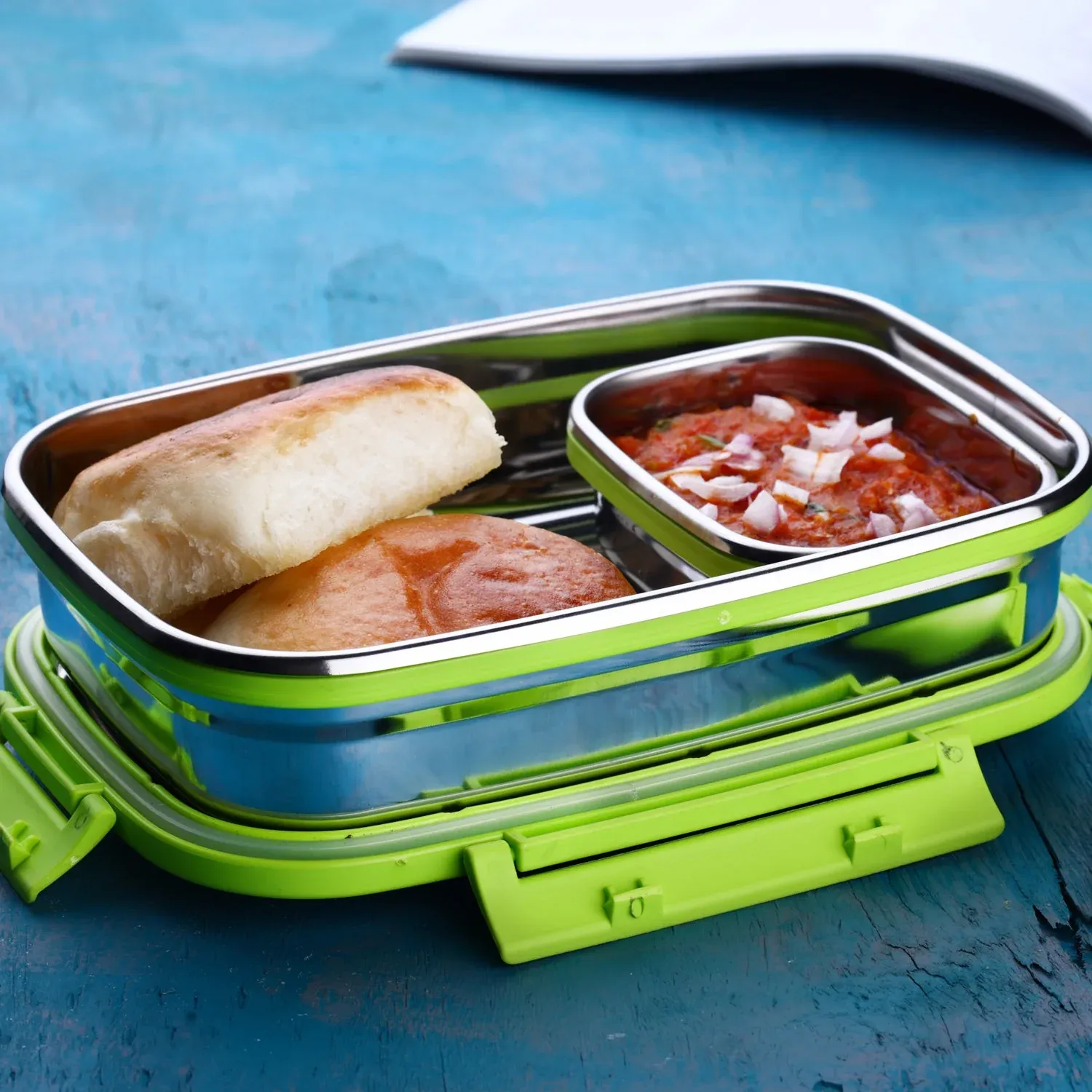 Stainless Steel Lunch Pack – Leak-Proof & Durable | Ganesh - Detailed Feature View 9