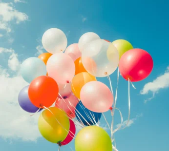 Party Balloons – 24 Pcs Multicolor Latex Set | Play & Move