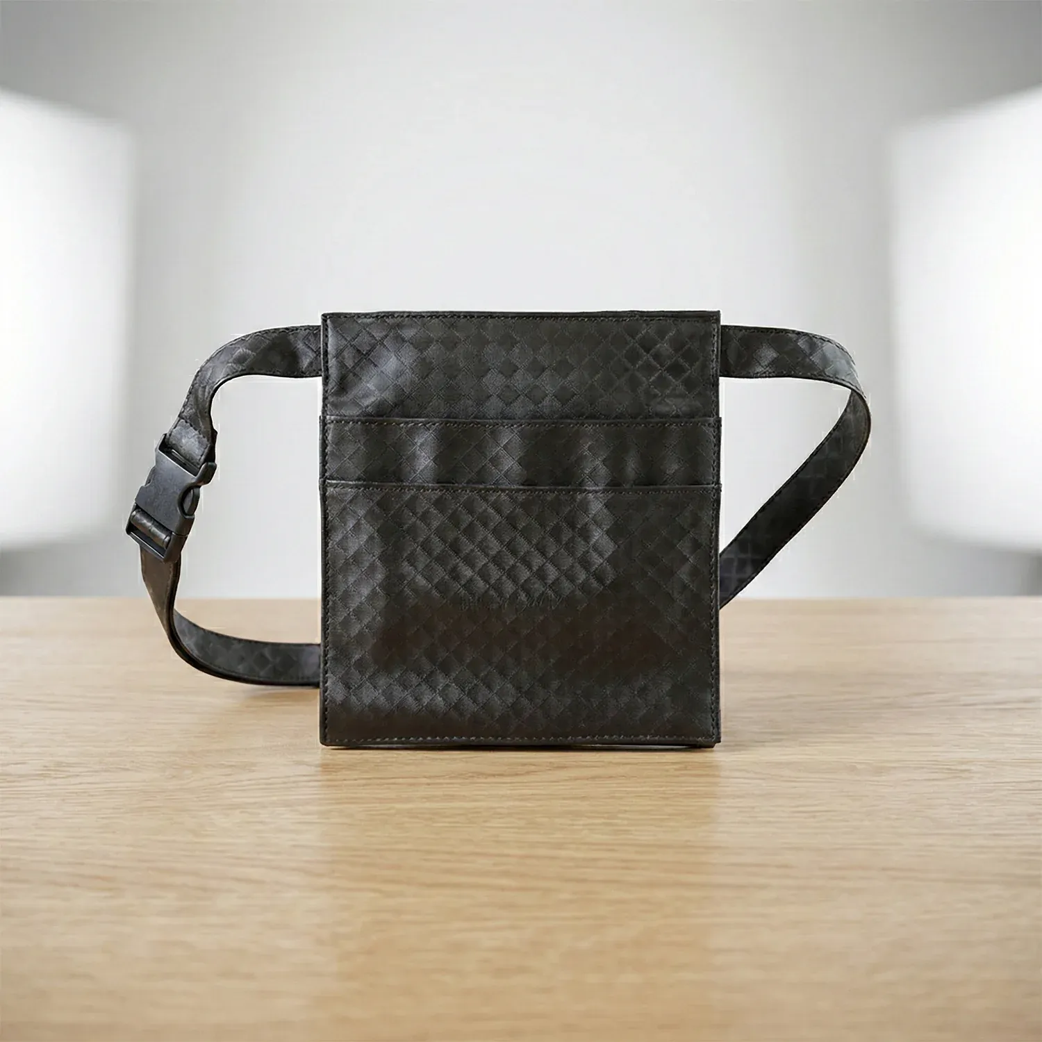 Quilted Crossbody Sling Bag – Stylish Adjustable Strap for Men & Women - Detailed Feature View 7