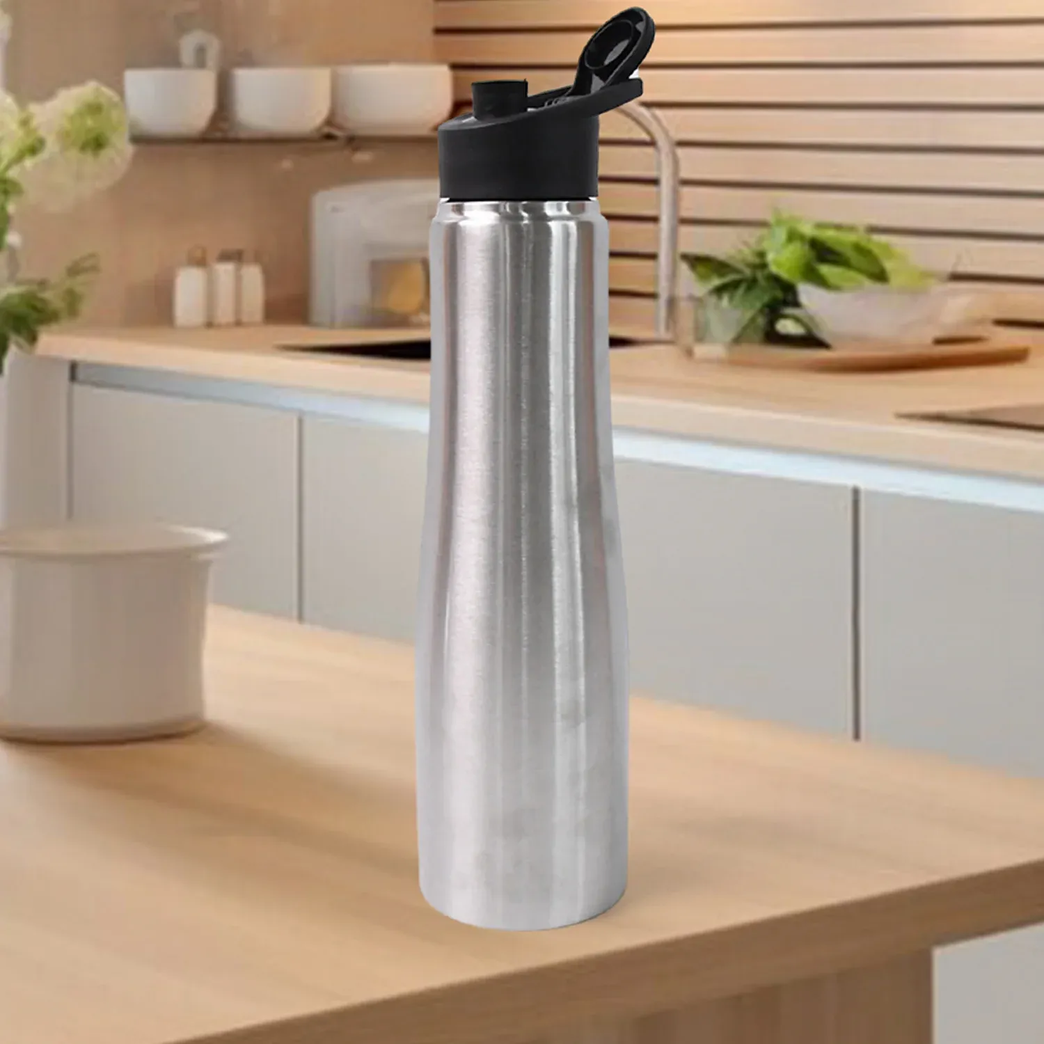 Stainless Steel Water Bottle – 1000ML Double Wall Vacuum Insulated - Detailed Feature View 2