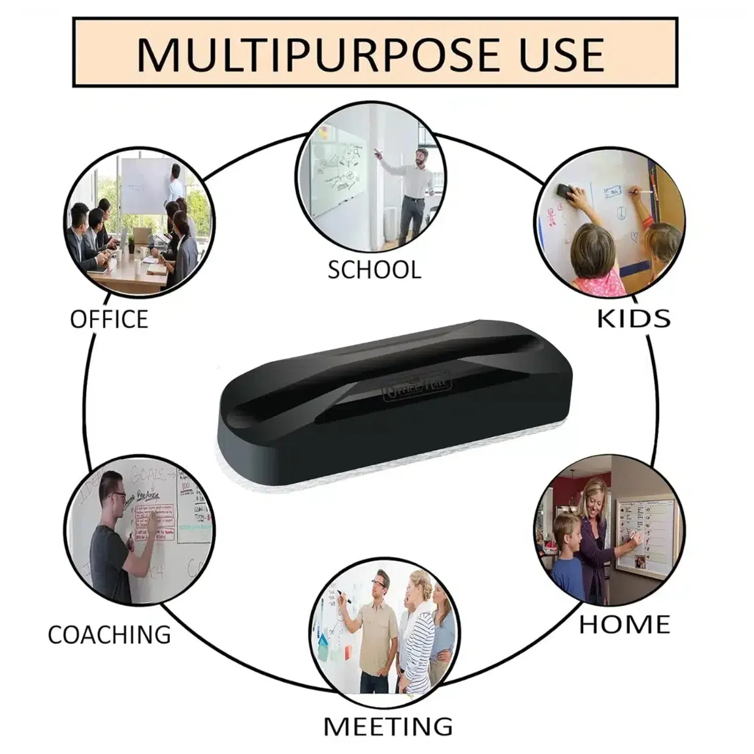 White Board Duster – Durable, Soft Felt for Easy Cleaning - Detailed Feature View 5