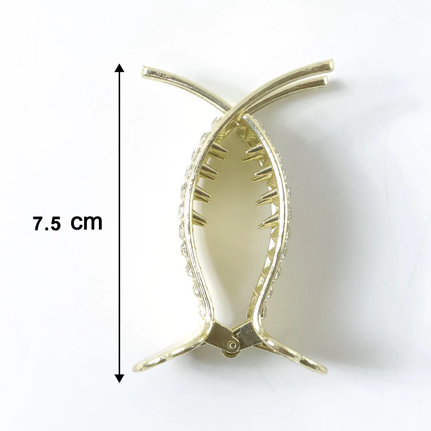 Hair Claw Clip – Strong Grip with Elegant Crystal Design - Detailed Feature View 5