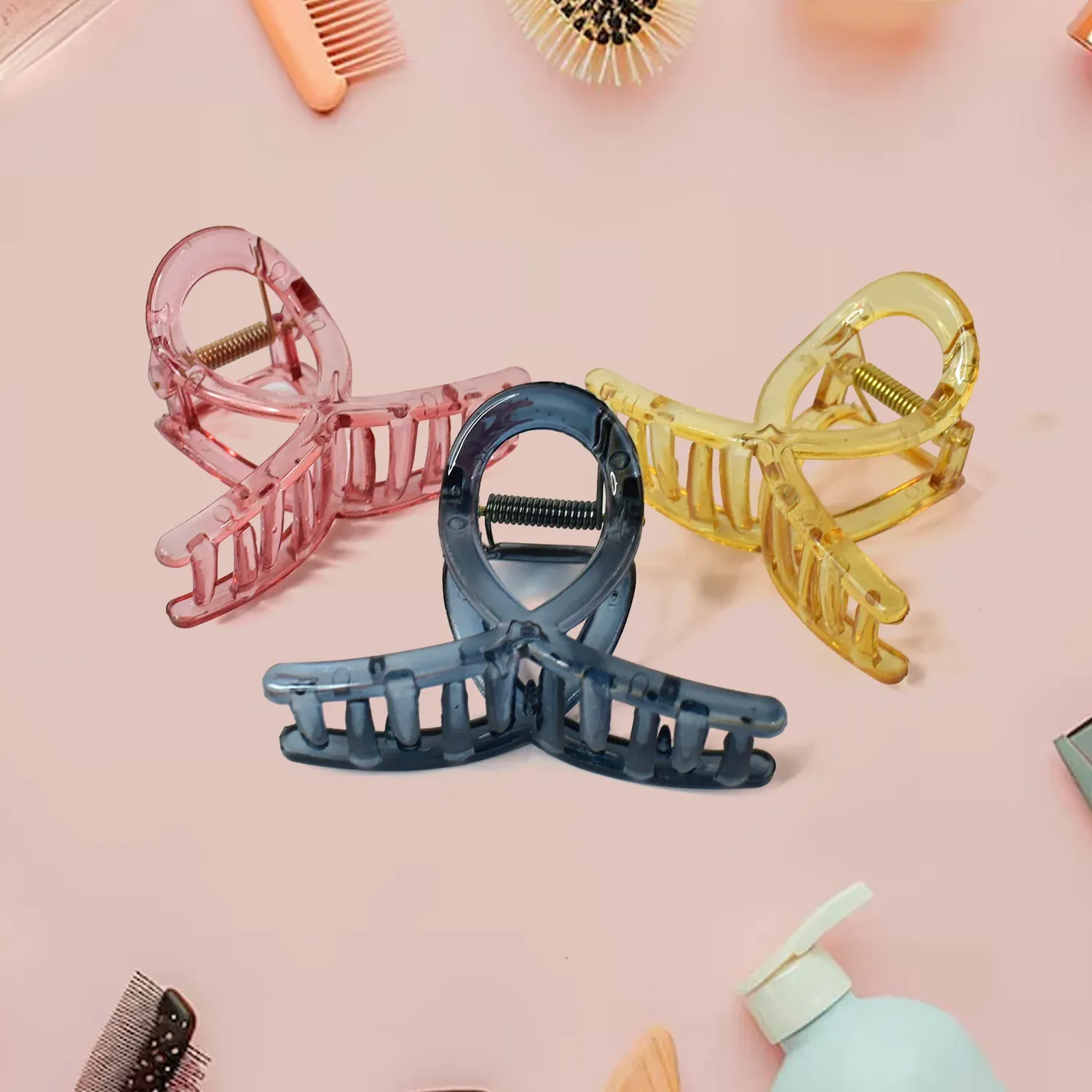 Matte Plastic Hair Clamp – Durable Firm Grip for All Hair Types - Detailed Feature View 7