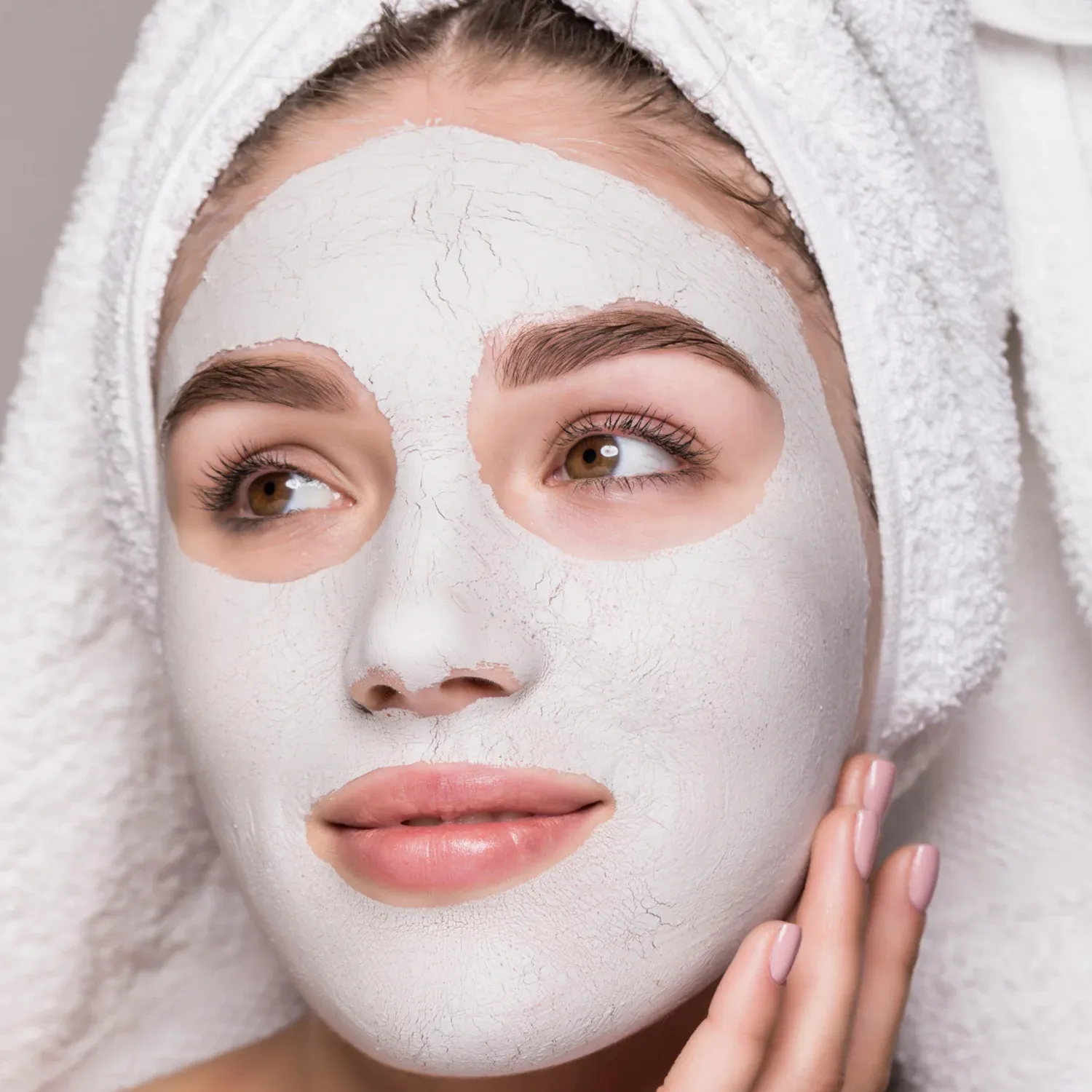 Silicone Mask Brush – Dual-Ended Face Skincare Tool | GlowForm - Detailed Feature View 3