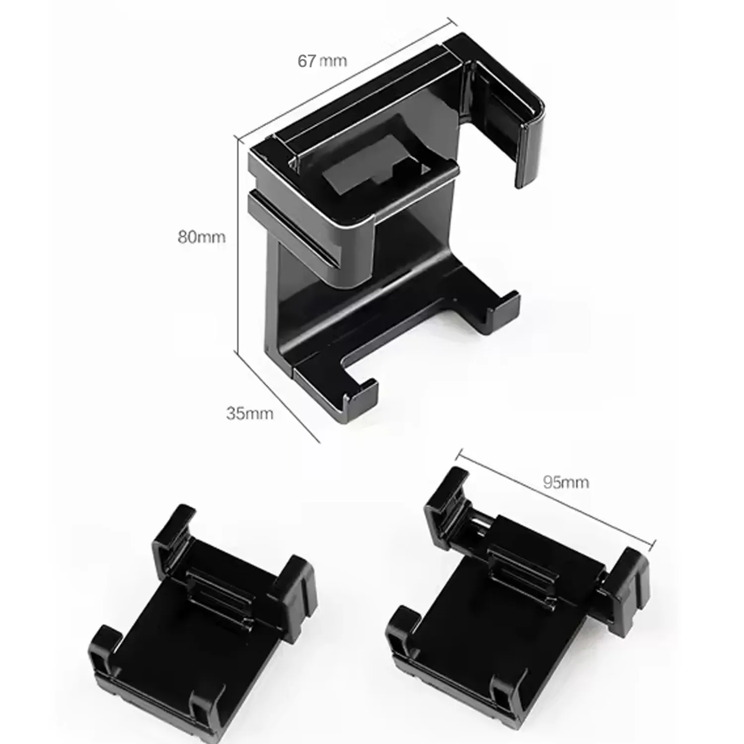 Car Mobile Holder – Secure Air Vent & Dashboard Mount | Velvet Wheels - Detailed Feature View 2