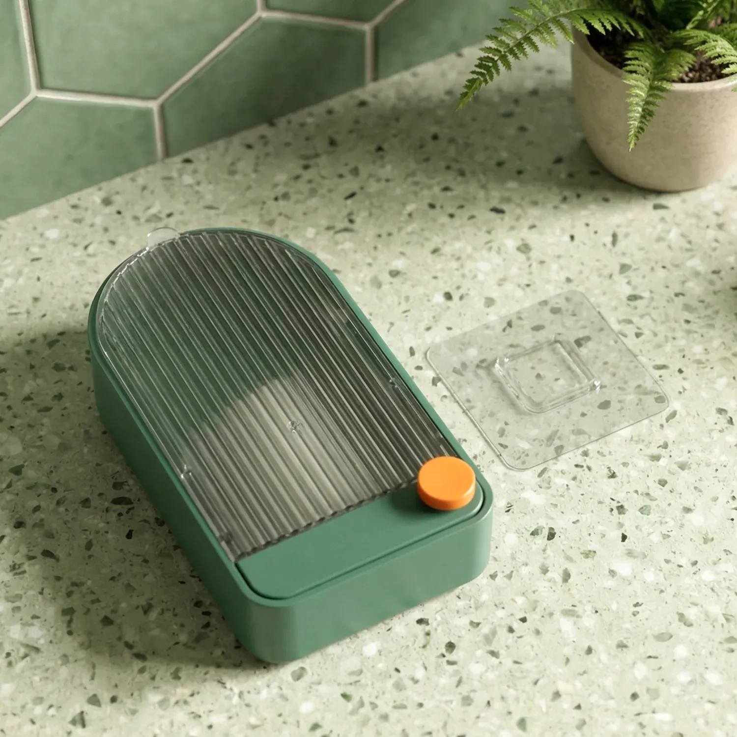 Wall Mounted Soap Holder – Space-Saving & Draining Design - Detailed Feature View 6