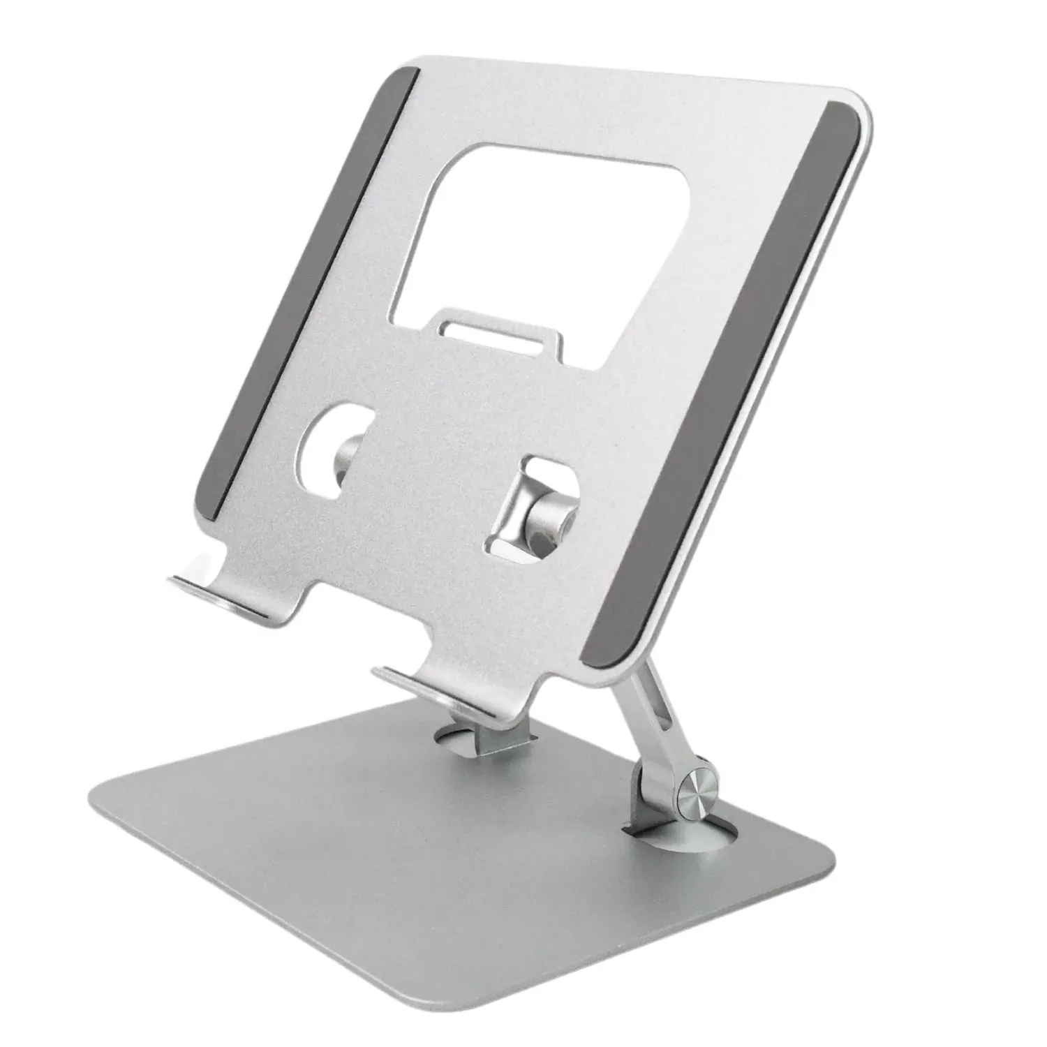 Tablet Stand – Adjustable Ergonomic Metal Alloy Holder | Wiregenix - Detailed Feature View 4