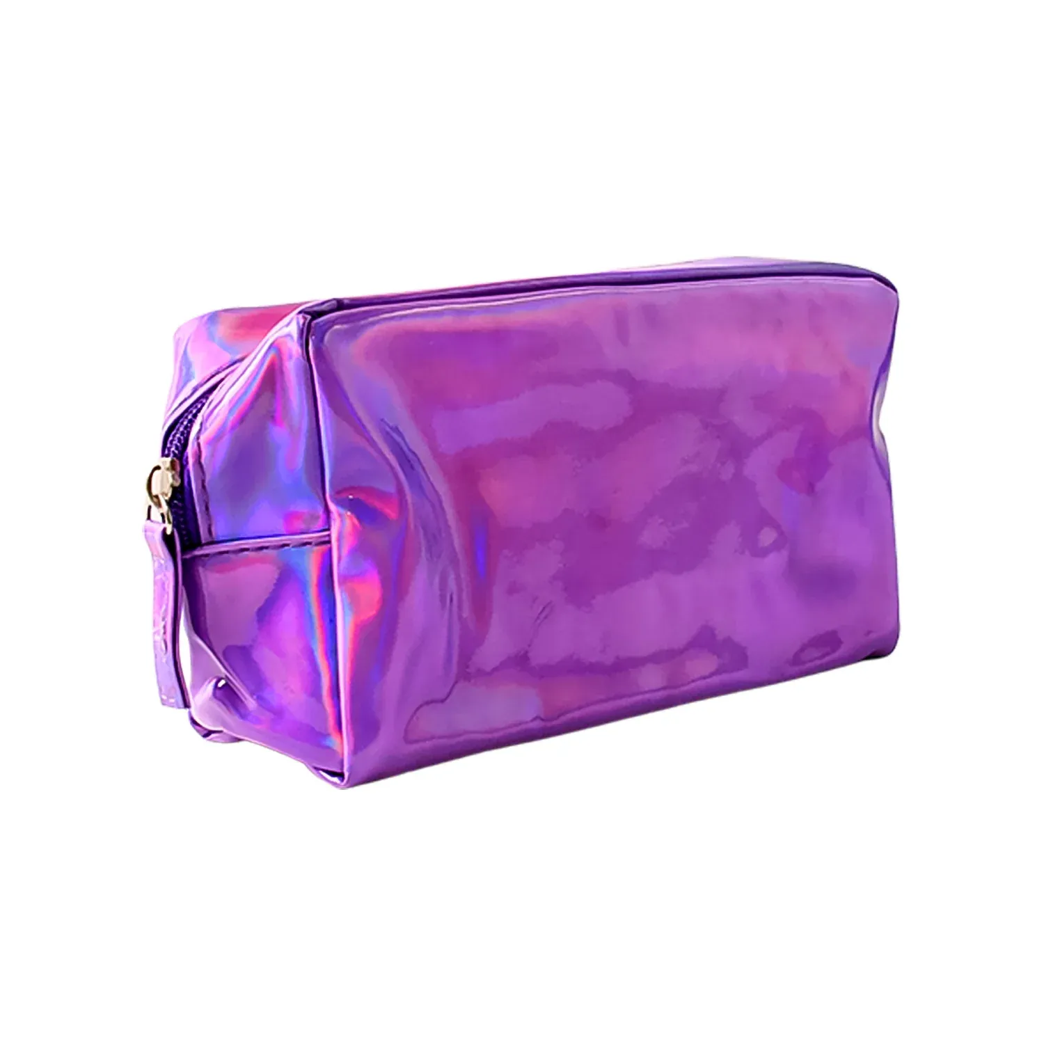 Holographic Waterproof Travel Cosmetic Pouch – Stylish & Durable - Detailed Feature View 4
