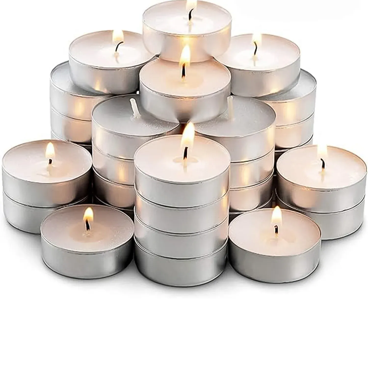 Smokeless Tealight Candles – 50 Pcs Set for Diwali | Indo Glow - Detailed Feature View 4