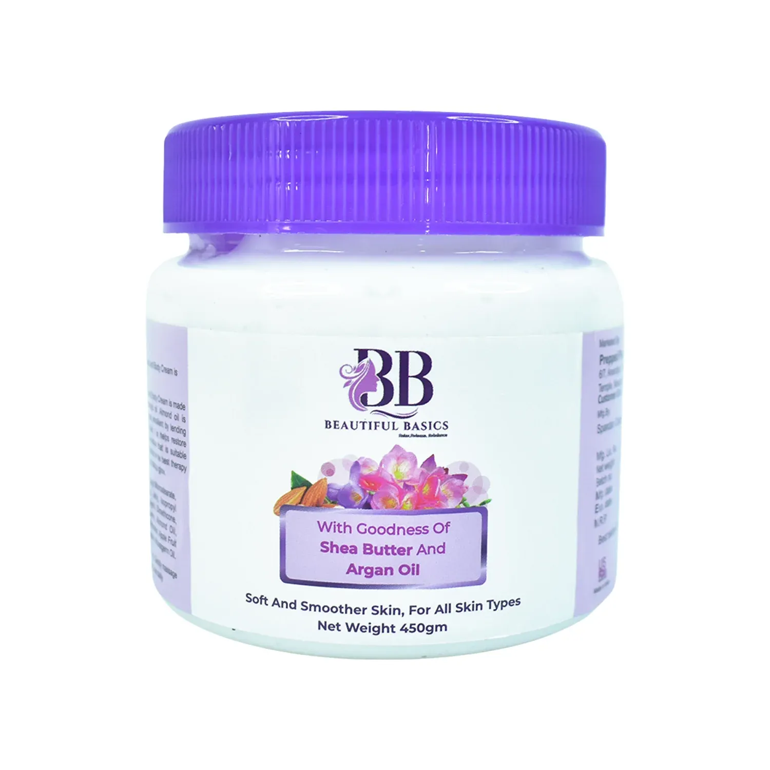 Shea Butter Body Cream – Deep Moisturisation with Argan Oil 450g - Detailed Feature View 4
