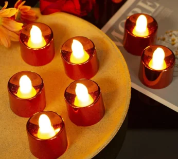 LED Diya – Smokeless Electric Candles 24 Pc Set | Styleva