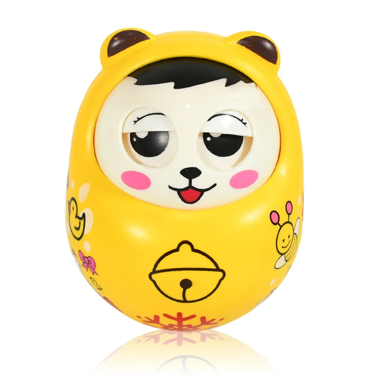 Musical Roly Poly Toy – Wobbling Doll for Babies | Aditi - Detailed Feature View 3