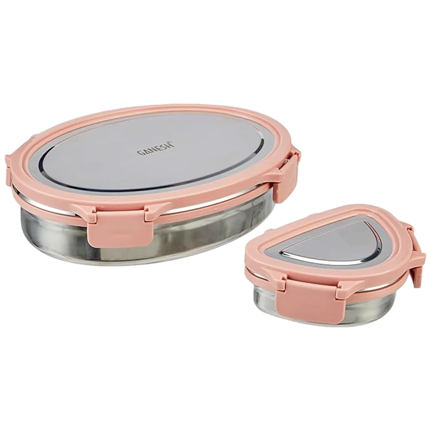Stainless Steel Lunch Box Set – Leakproof & Durable 2-Piece - Detailed Feature View 4