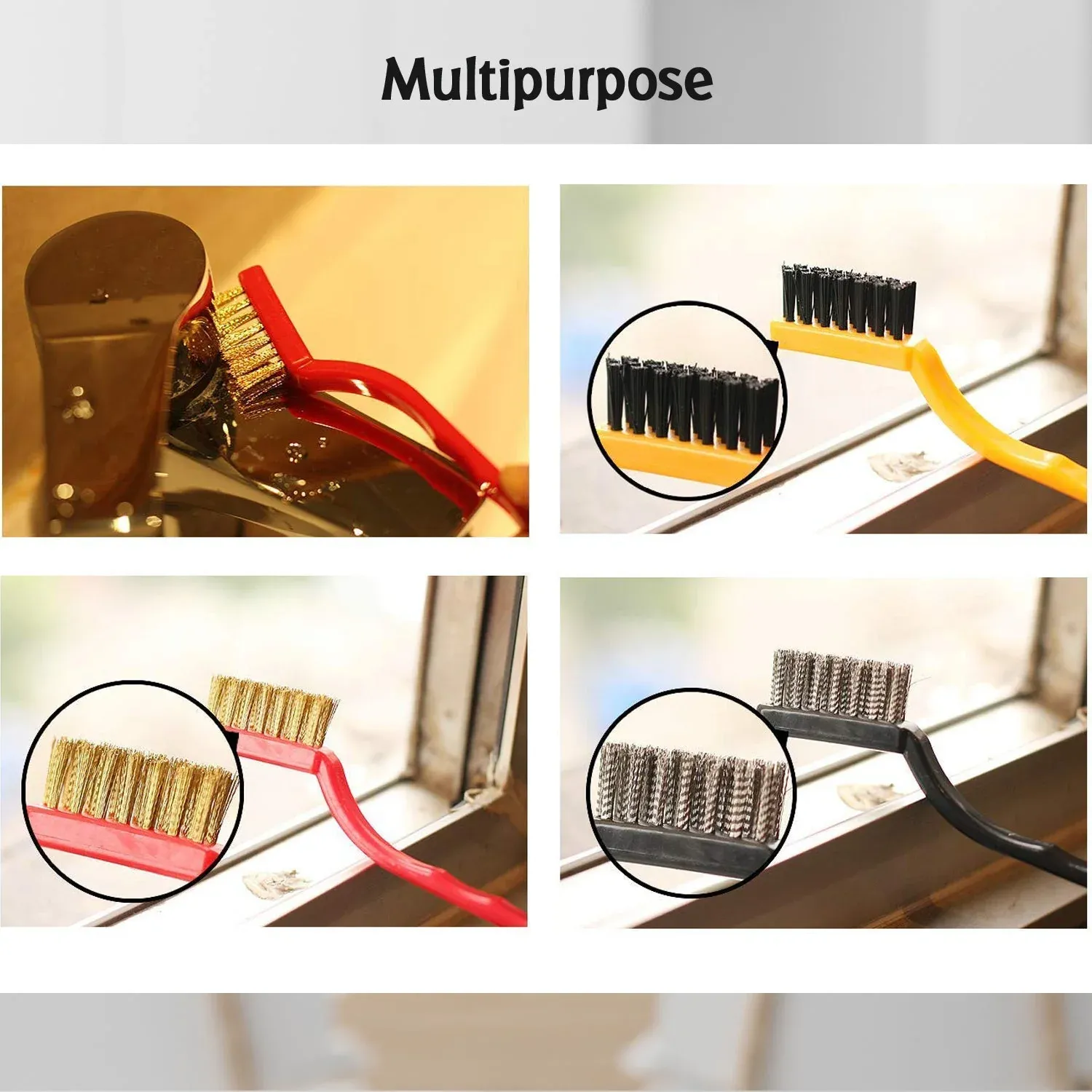 Mini Wire Brush Set – Multi-Material Cleaning | Velvet Wipe - Detailed Feature View 11