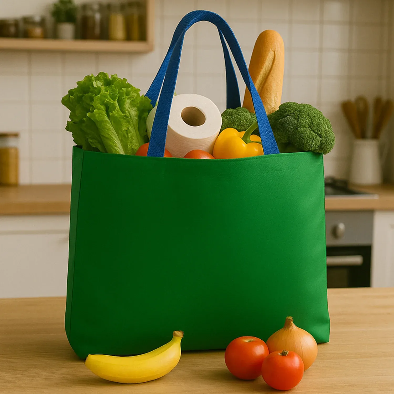 Premium Large Eco-Friendly Shopping Tote Bag – Durable & Spacious 62x44 cm - Buy Online at Alikart