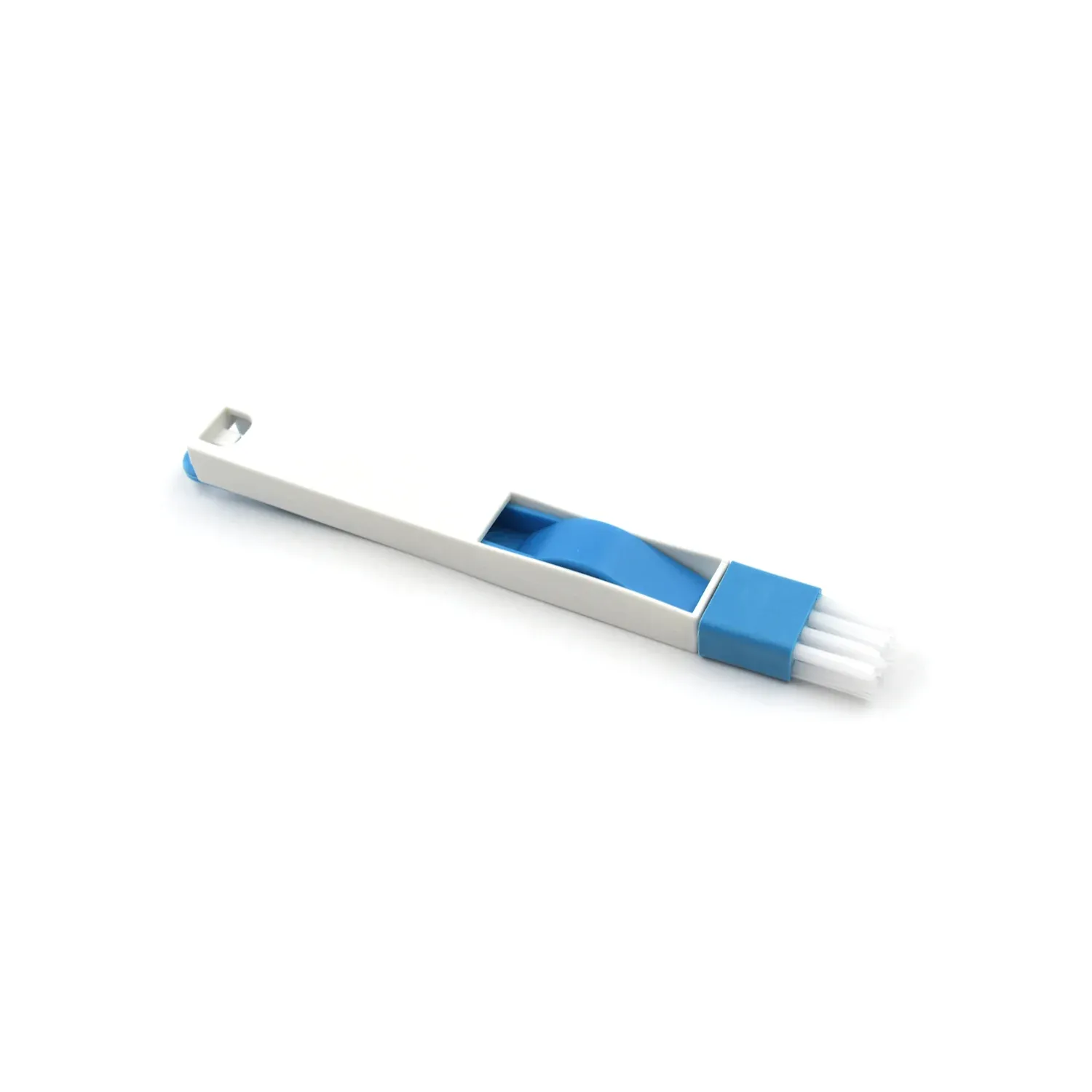 Window Slot Cleaning Brush – 2-in-1 Tool for Narrow Gaps | WipeTech - Detailed Feature View 2