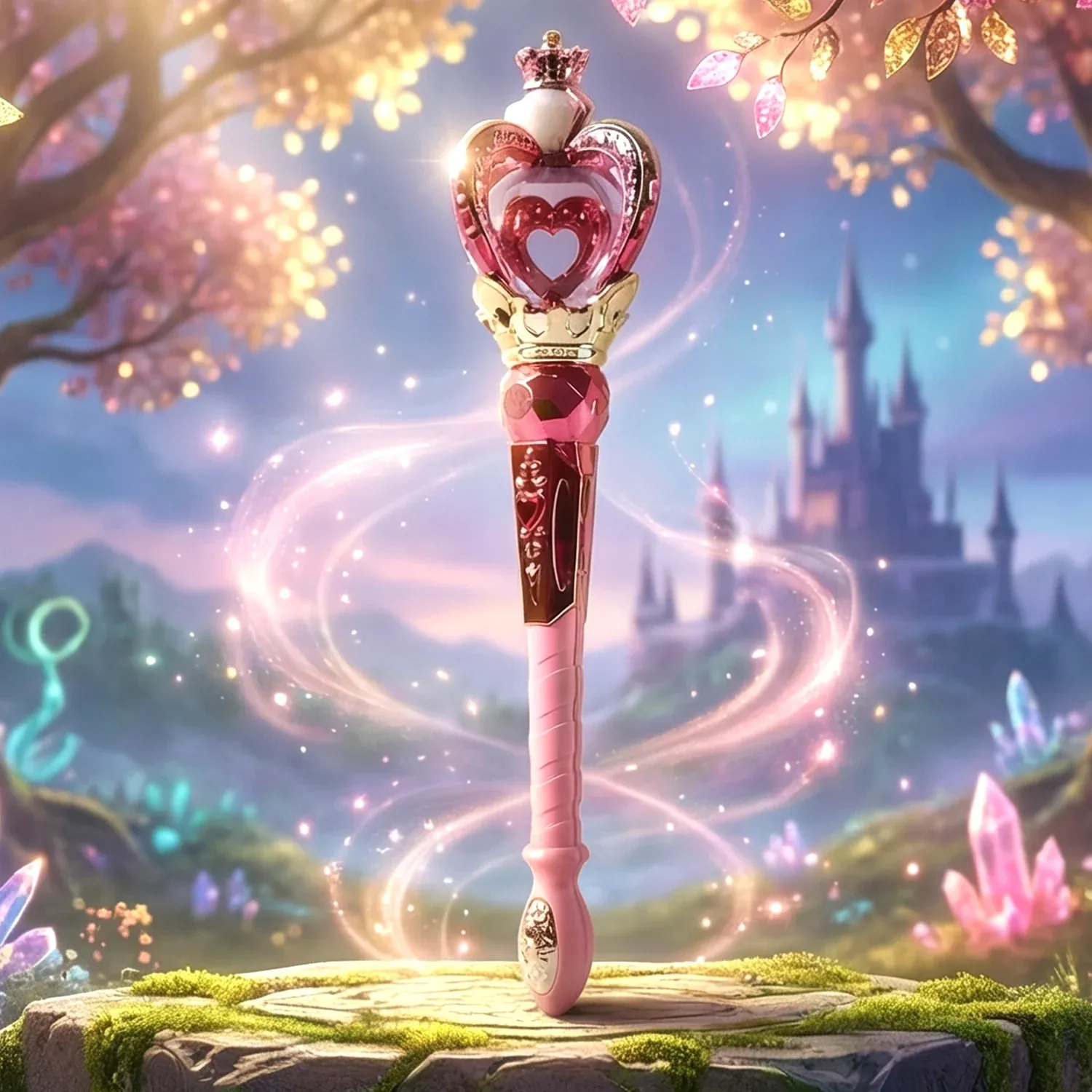 Princess Magic Light Wand Toy – Enchanting Kids' Role Play Accessory - Detailed Feature View 6
