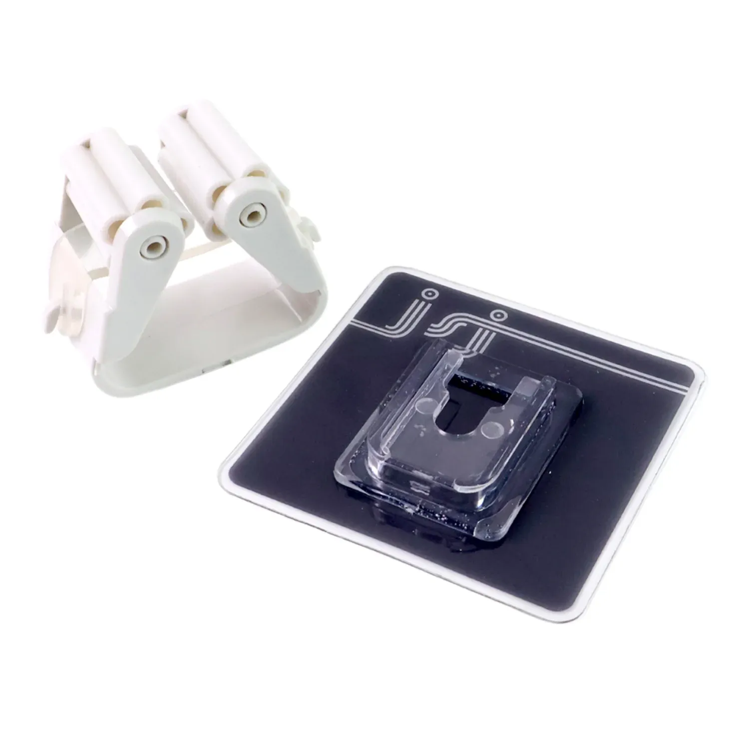 Wall Mounted Mop & Broom Holder – No-Drill Adhesive | GlimmerHome - Detailed Feature View 4