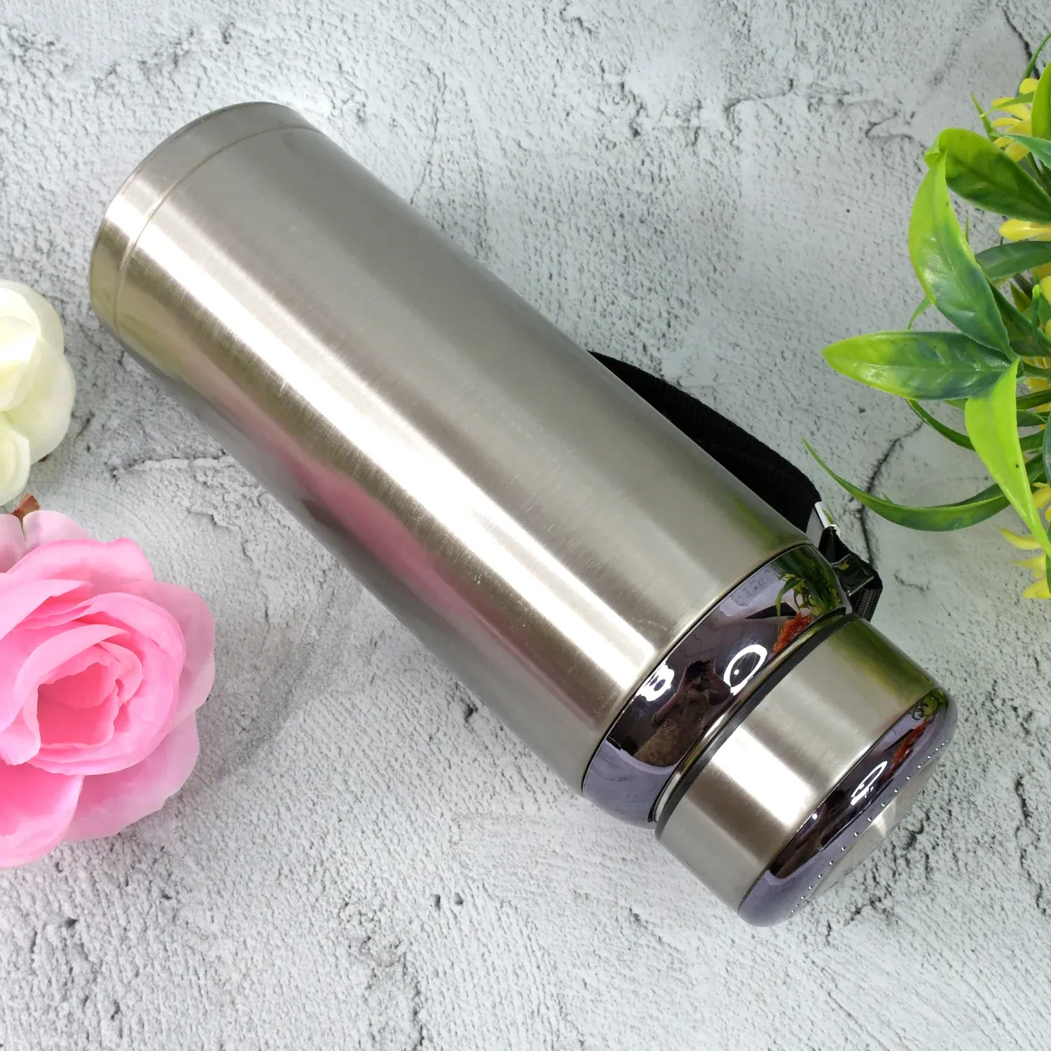 Gym Water Bottle 800ml Stainless Steel Insulated Leakproof Vacuum Flask (1 Pc) - Detailed Feature View 7