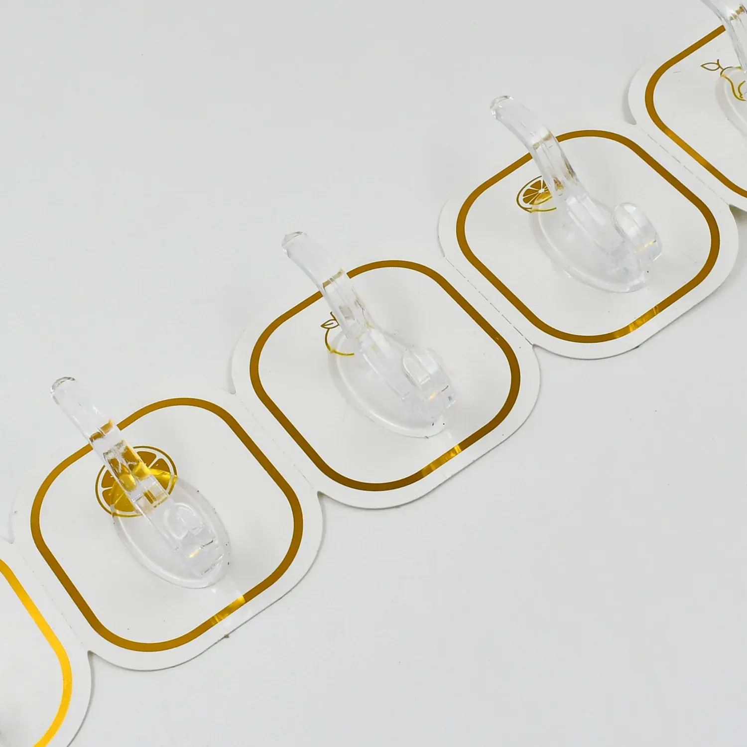 Transparent Adhesive Hooks (6 Pcs) – Strong & Reusable | GlimmerHome - Detailed Feature View 5