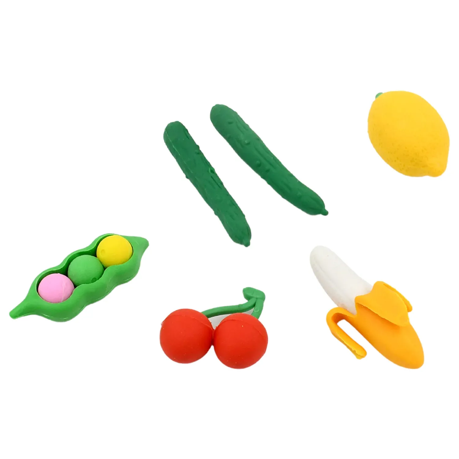 Kids Erasers Set – Colorful 3D Designs | Writezo - Detailed Feature View 3