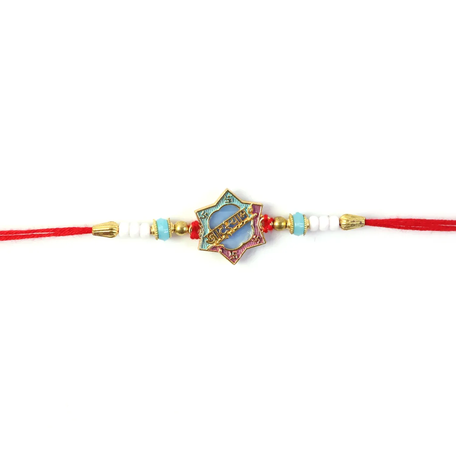 Khatu Shyam Rakhi – Colorful Beads for Raksha Bandhan Celebration - Detailed Feature View 3