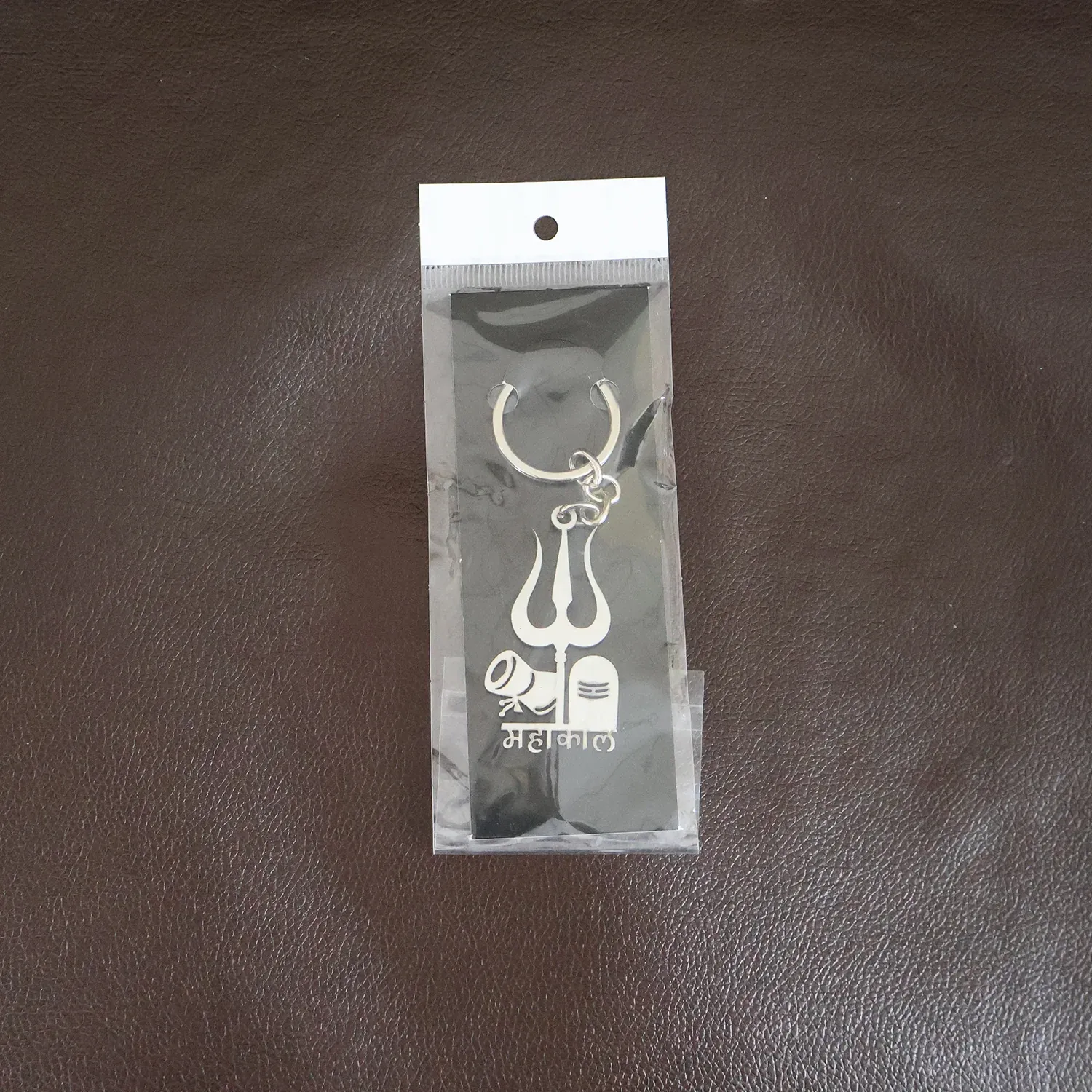 Mahakal Trishul Keychain – Durable Metal Spiritual Keyring for Devotees - Detailed Feature View 6