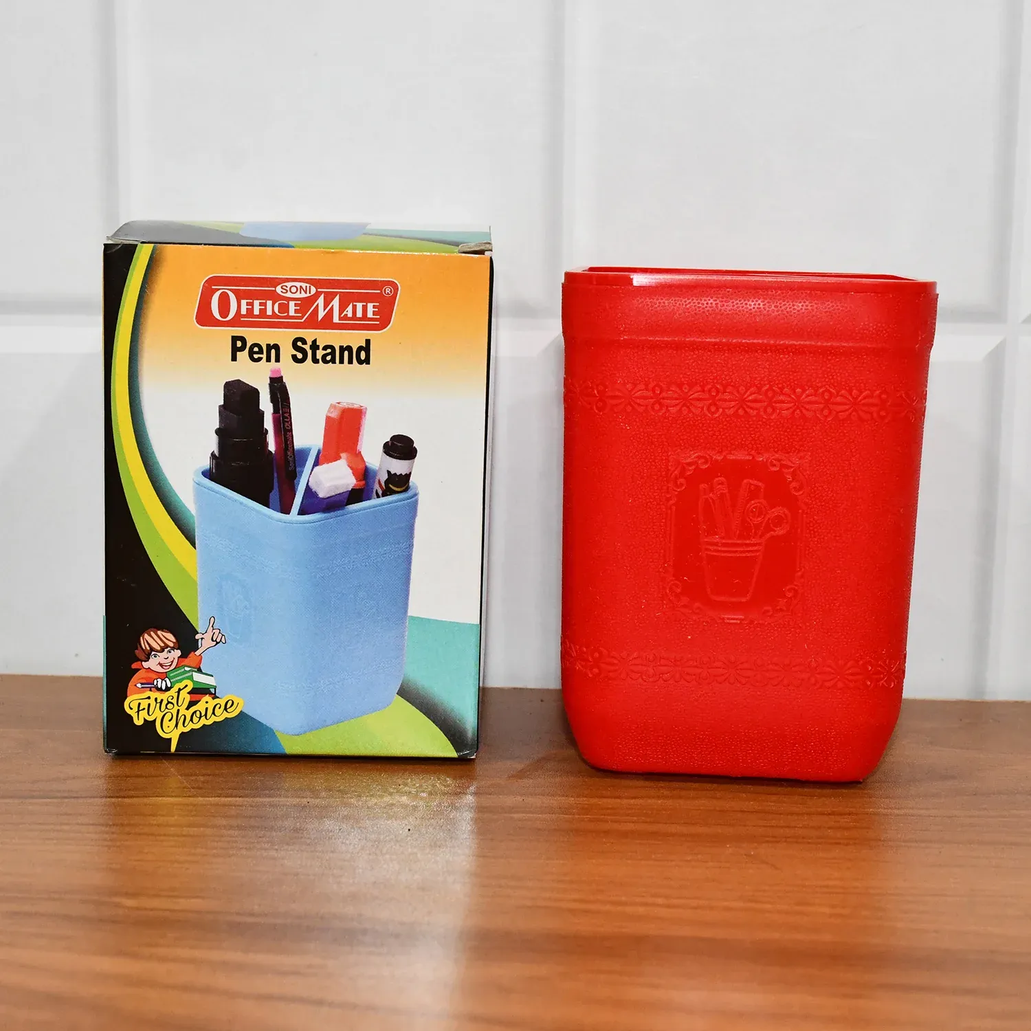 OfficeMate Pen Stand – Space-Saving Desk Organizer for Stationery - Detailed Feature View 3