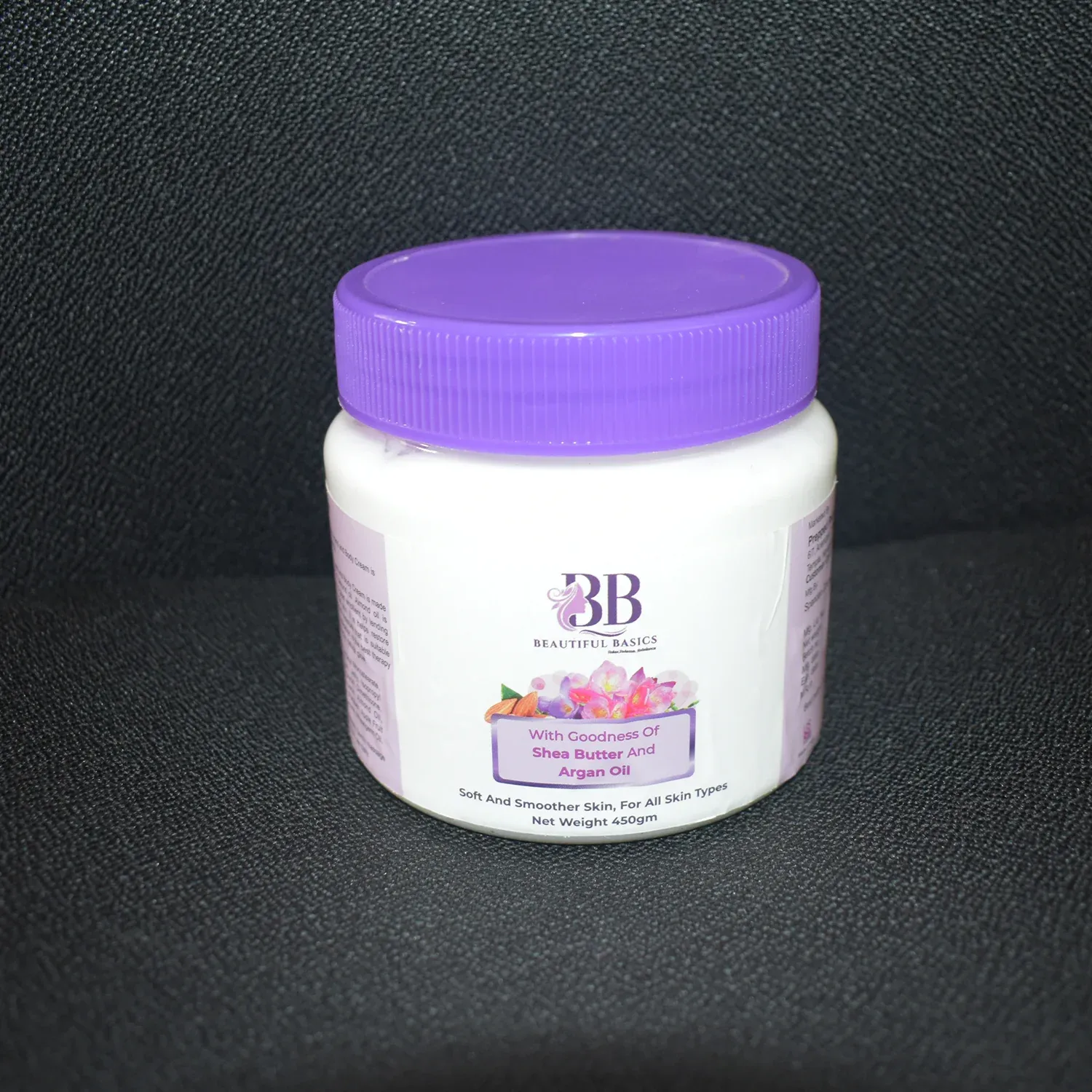 Shea Butter Body Cream – Deep Moisturisation with Argan Oil 450g - Detailed Feature View 6