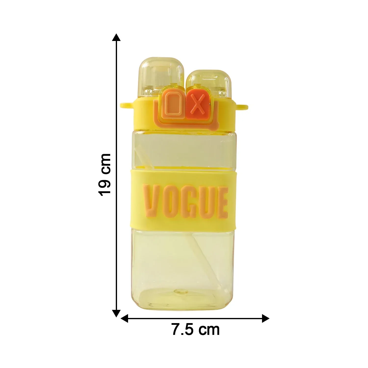Girls Dual Compartment Water Bottle – Leakproof with Carry Strap - Detailed Feature View 5