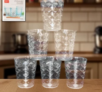 Pyramid Glass – 300 ML Unbreakable Plastic Tumbler