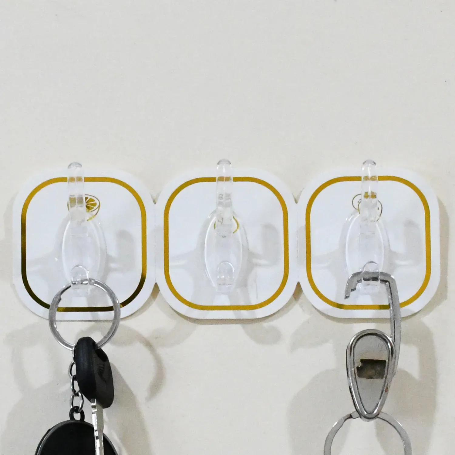 Transparent Adhesive Hooks (6 Pcs) – Strong & Reusable | GlimmerHome - Detailed Feature View 6