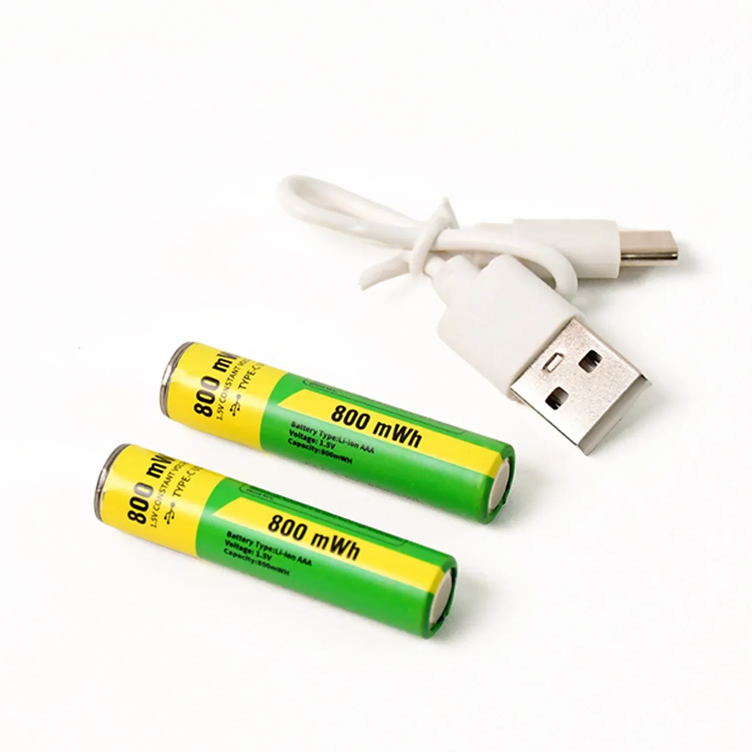 AAA Rechargeable Batteries 800mWh High Capacity 2 Pack - Detailed Feature View 4
