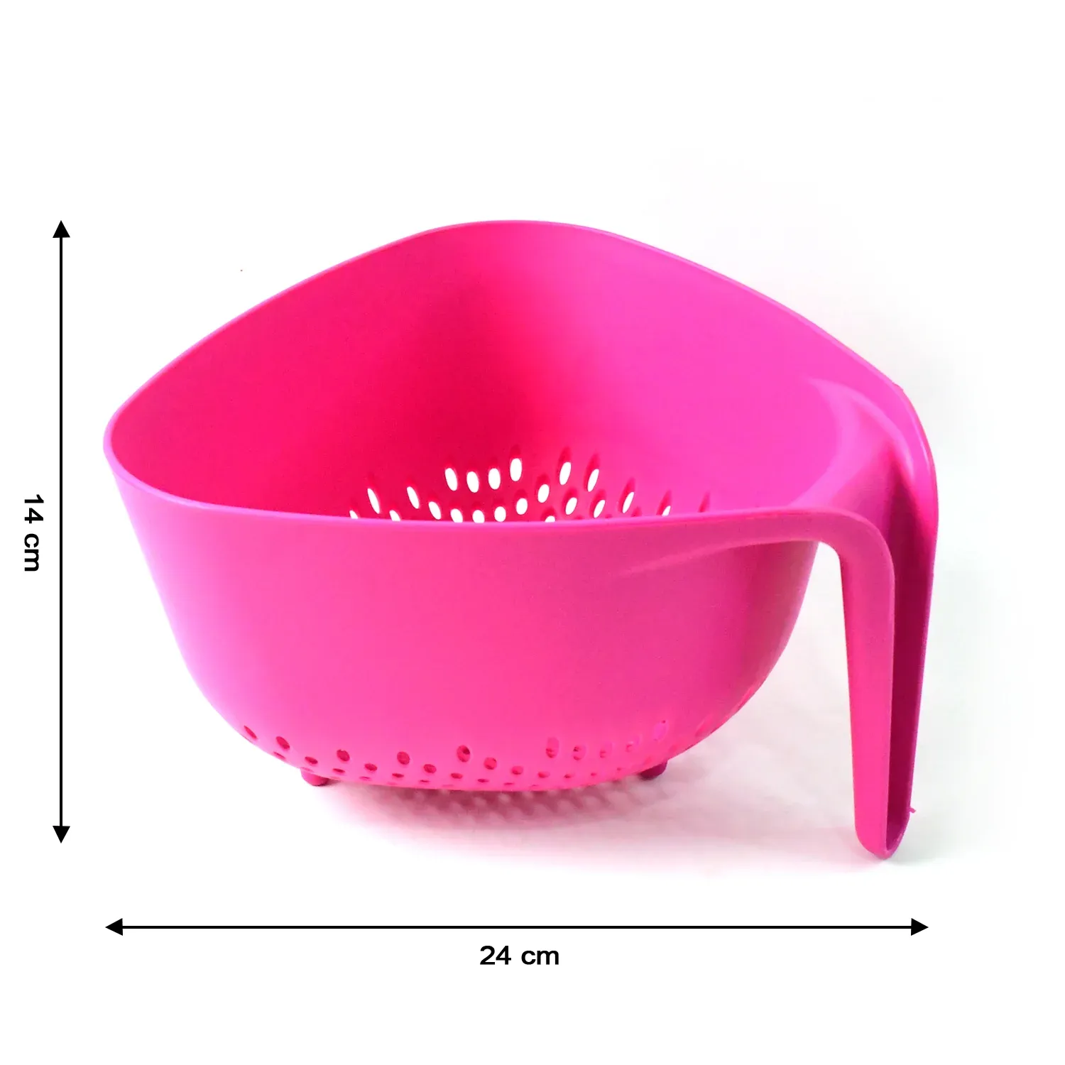 Triangular Kitchen Colander – Ergonomic Handle & Quick Drainage - Detailed Feature View 7