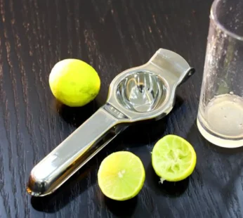 Stainless Steel Lemon Squeezer – Effortless Juicing | Indo Glow