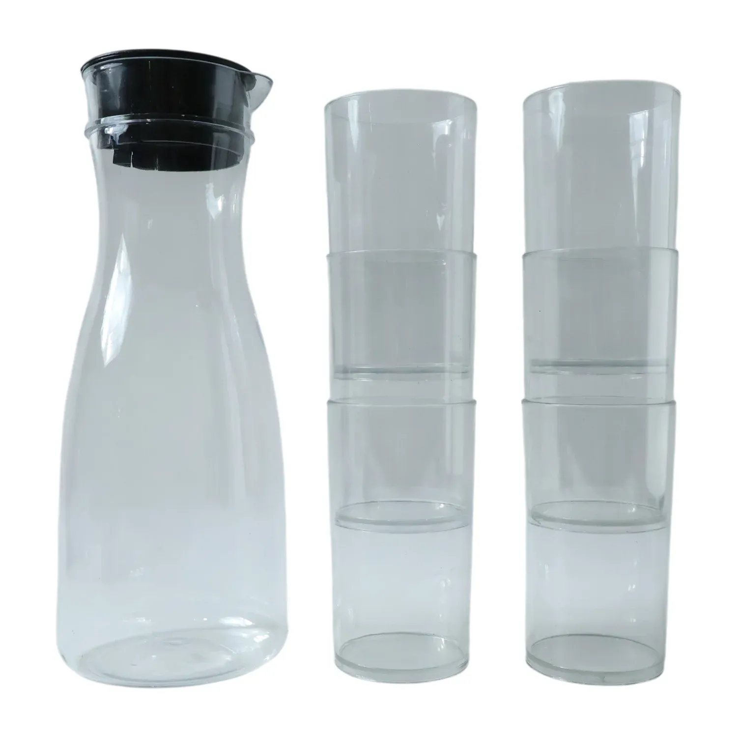 Plastic Water Jug and Glass Set – Durable, Lightweight Drinkware - Detailed Feature View 3