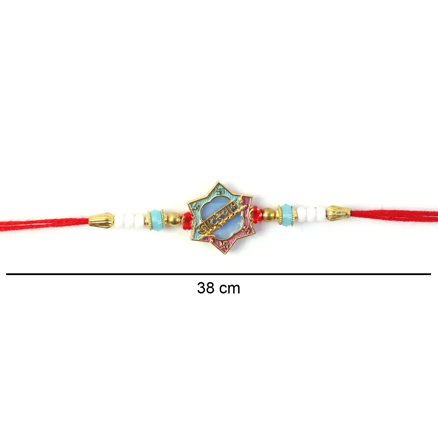 Khatu Shyam Rakhi – Colorful Beads for Raksha Bandhan Celebration - Detailed Feature View 4