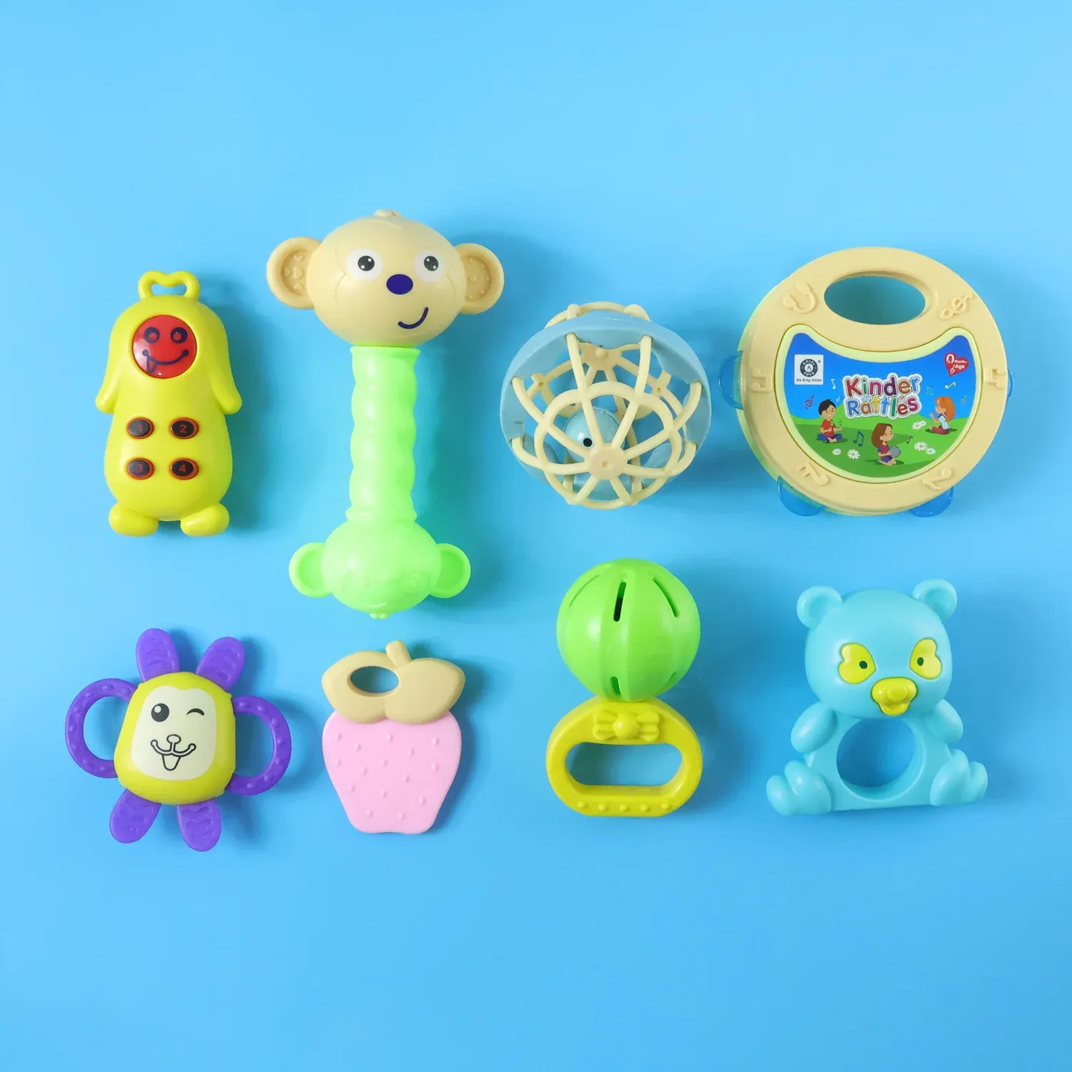 Baby Rattles Set – Safe Sensory Toys for Infants | Aditi - Detailed Feature View 5