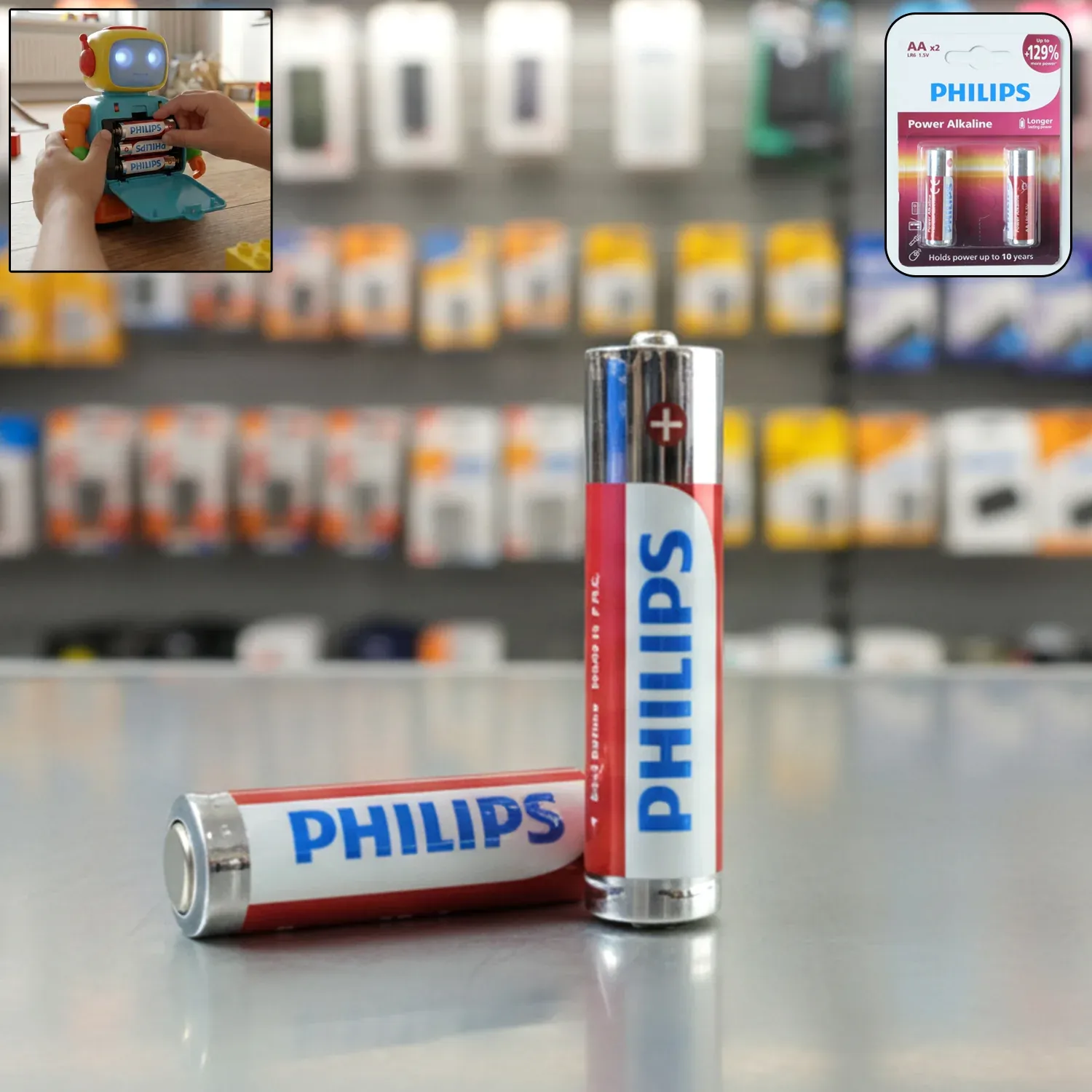 AA Alkaline Batteries – Long Lasting Power Pack of 2 - Detailed Feature View 3