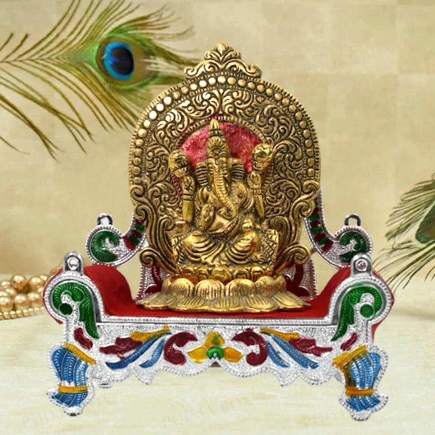 Premium Bal Gopal Singhasan – Elegant Deity Throne for Puja | Styleva - Buy Online at Alikart