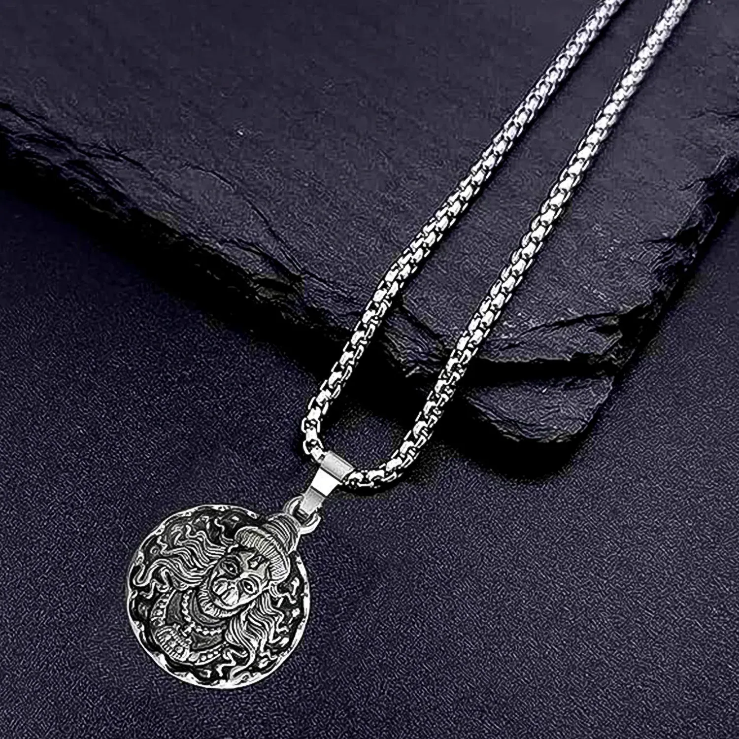 Premium Hanuman Locket – Silver Chain Pendant for Men & Women | Blessed Trinkets - Buy Online at Alikart