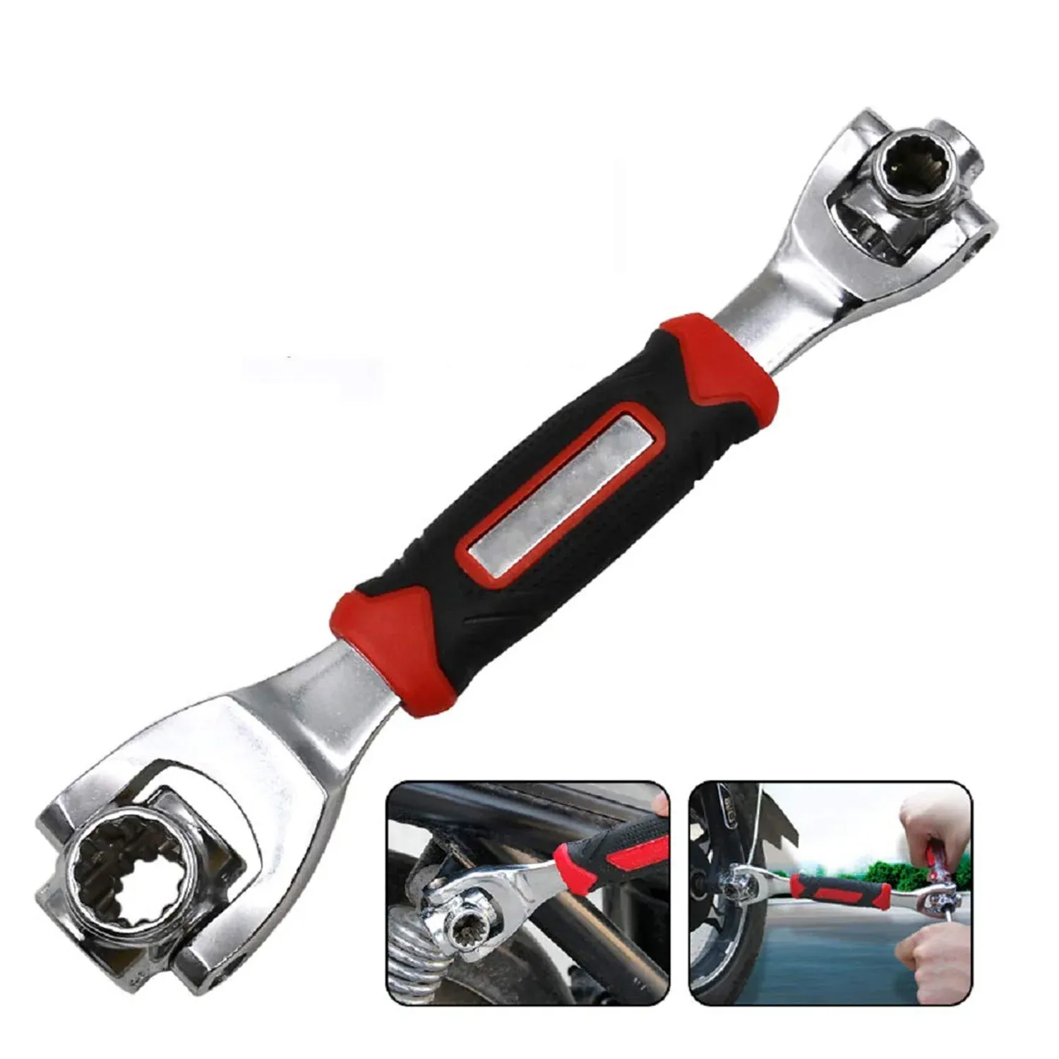 Premium Multi-Tool Wrench – 48-in-1 Swivel Head Spanner | Velvet Wipe - Buy Online at Alikart